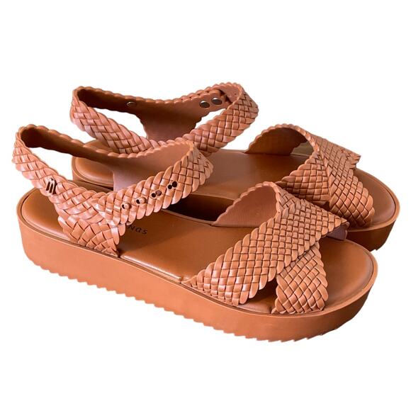 Melissa + Salinas Hotness Wedge Sandals Size 8.5 - Picture 12 of 16